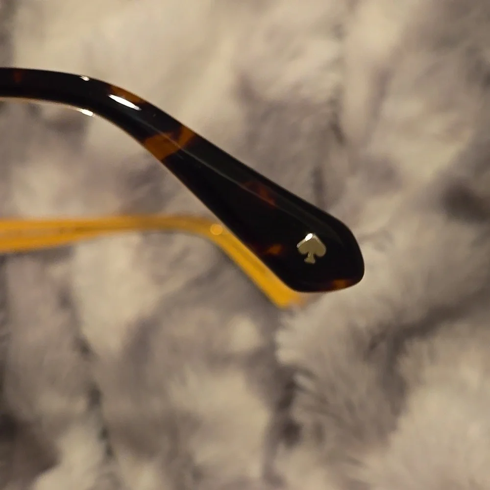 Kate Spade Havana and Gold Cat Eye Sunglasses Nathalie Brand New In Case